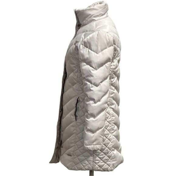 Kenneth Cole Women’s Faux-Fur-Trim Hooded Puffer Coat in the Size Small - Picture 7 of 14